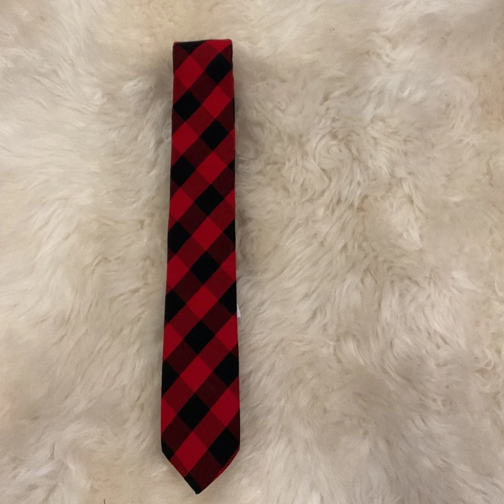 Boys Crew Cuts by J Crew Tie Buffalo Check